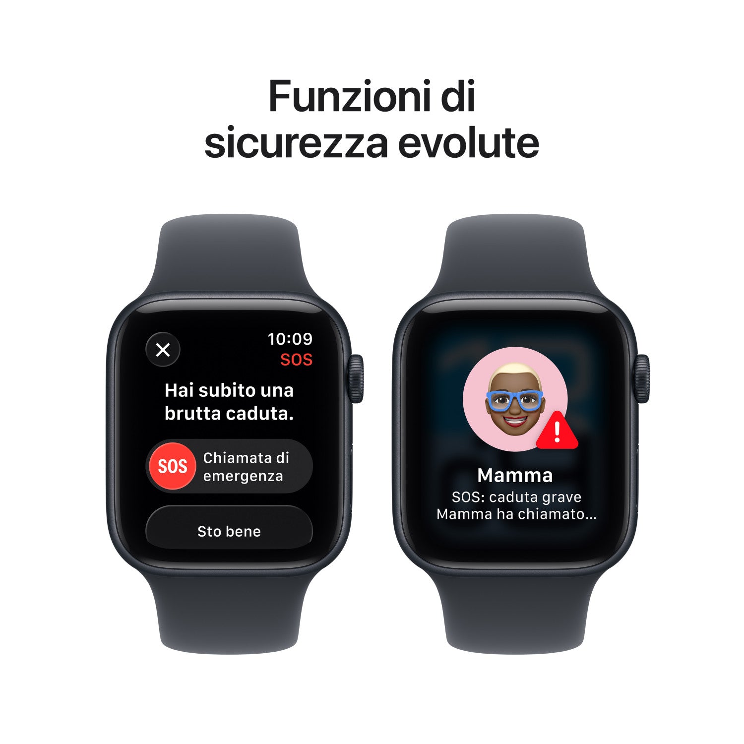 Apple Watch SE (3nd generation) SE 3 GPS 44mm Cassa Alluminio Mezzanotte con Sport Band Mezzanotte - S/M Venduto come Grado B 0195950388336