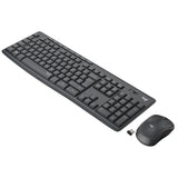 Logitech MK295 Kit Mouse e Tastiera Wireless Tecnologia SilentTouch, Tastierino Numerico, Tasti Scelta Rapida, Tracciamento Ottico Avanzato, Ricevitore USB Nano, Senza Lag, Meno 90 di Rumore