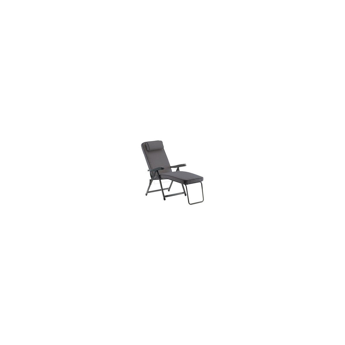 Metal F.A.R. Poltrona Sdraio Pieghevole Da Giardino Canapone I 5001 Grigio Scuro
