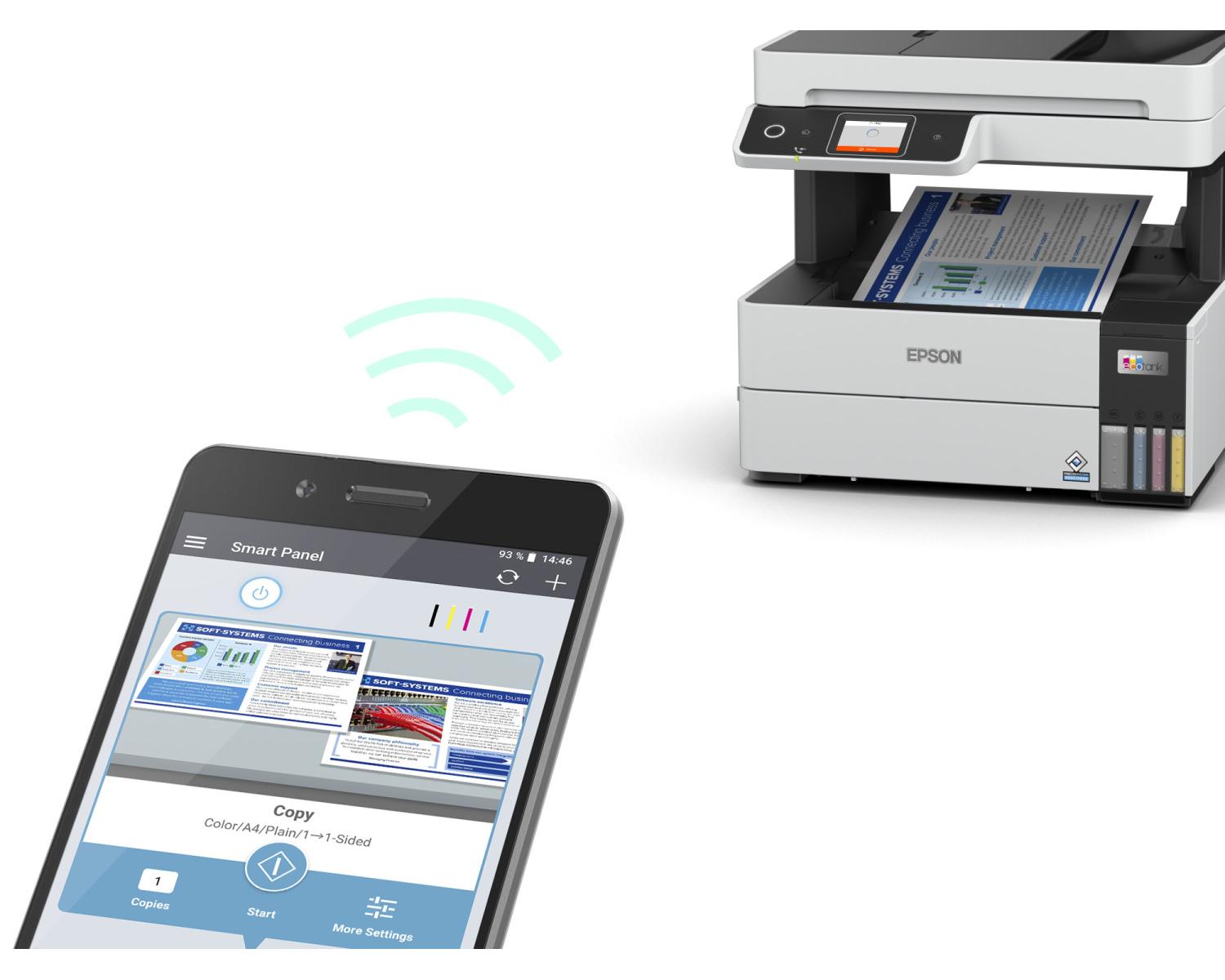 Epson Stampante Multifunzione EcoTank ET5170 Grigio Nero