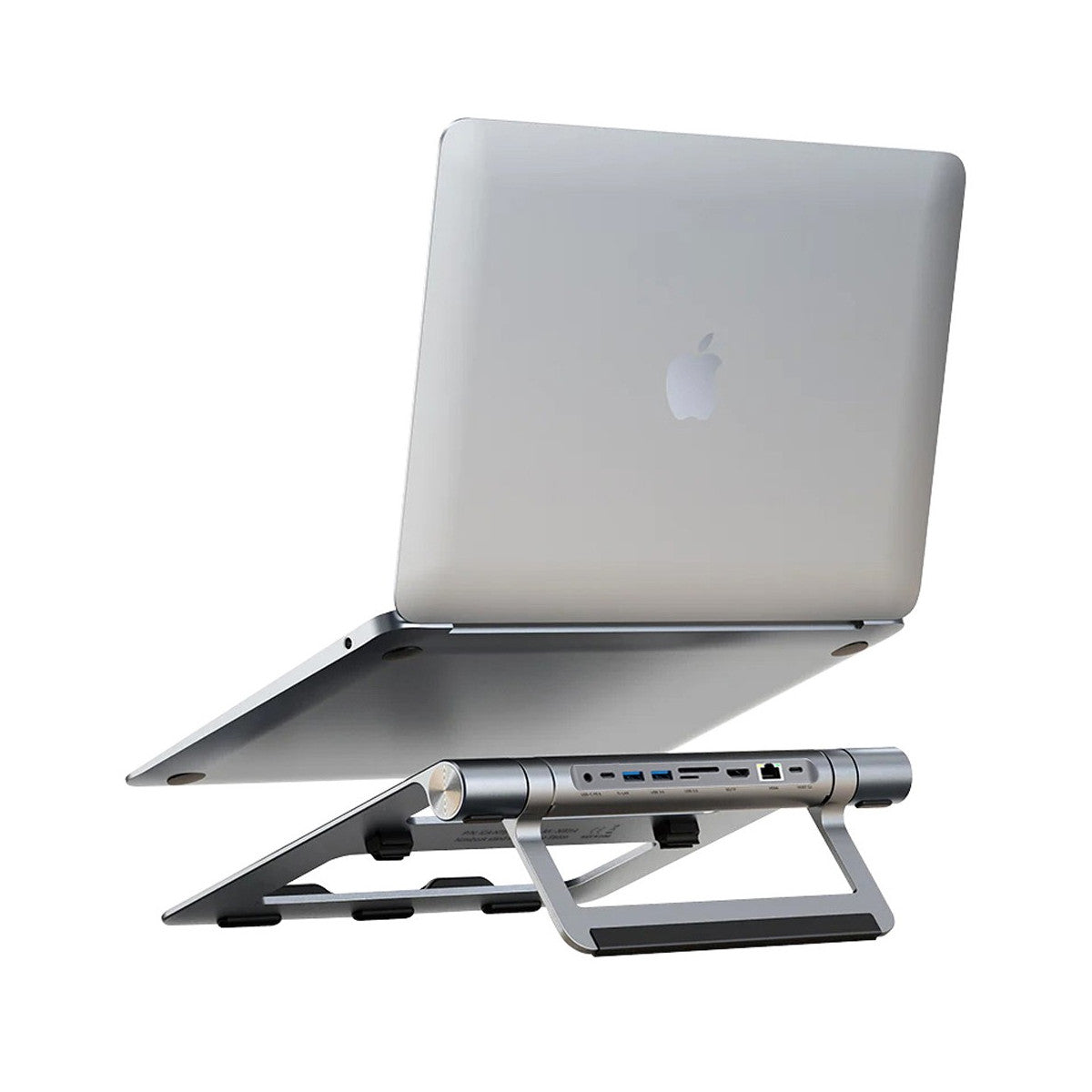 Techly Docking Station USB-C 9 in 1 Hub USB3.1 Stand per Notebook Pieghevole