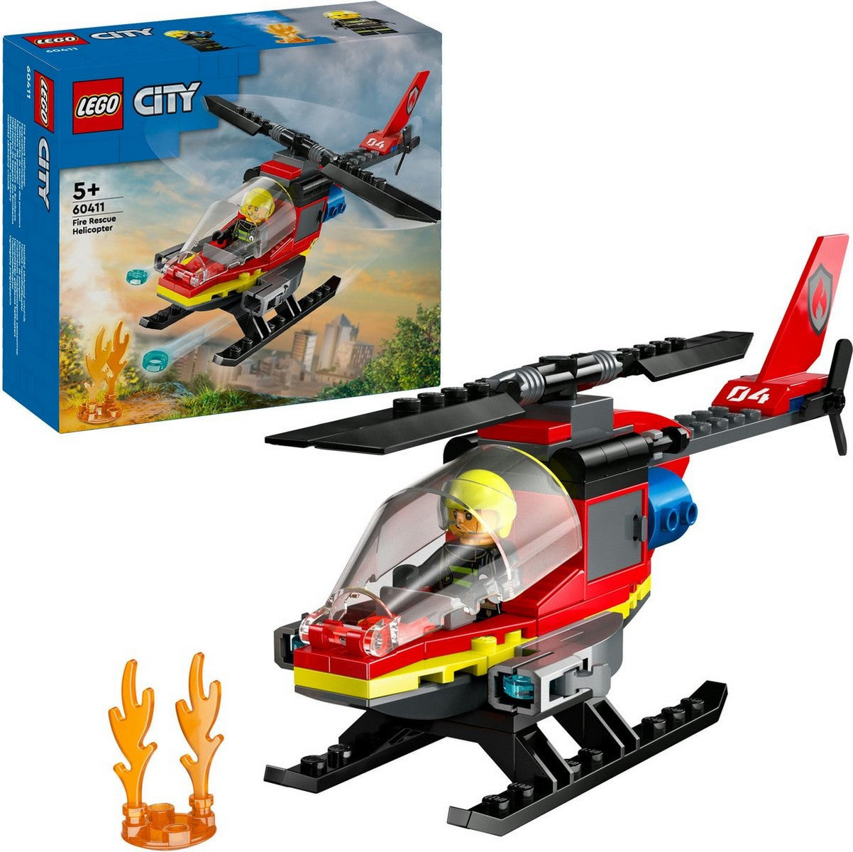 LEGO City Elicottero dei pompieri - 60411