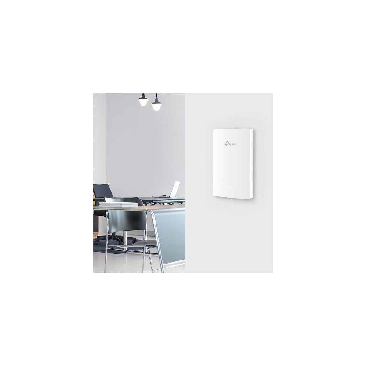 TP-Link Omada EAP615-WALL punto accesso WLAN 1774 Mbit/s Bianco Supporto Power over Ethernet (PoE)