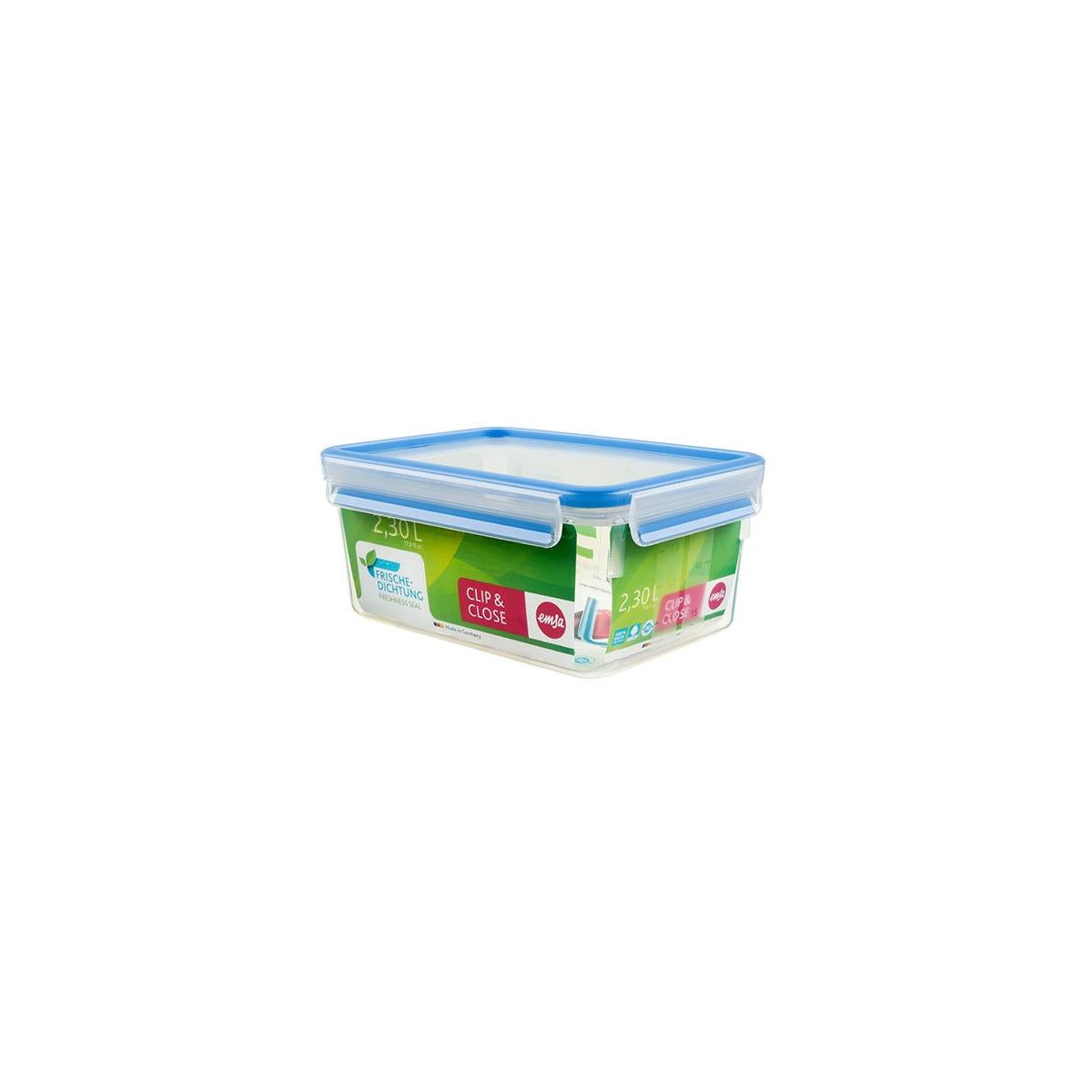 EMSA 508544 recipiente per cibo Rettangolare Scatola 2.3 L Trasparente 6 pz
