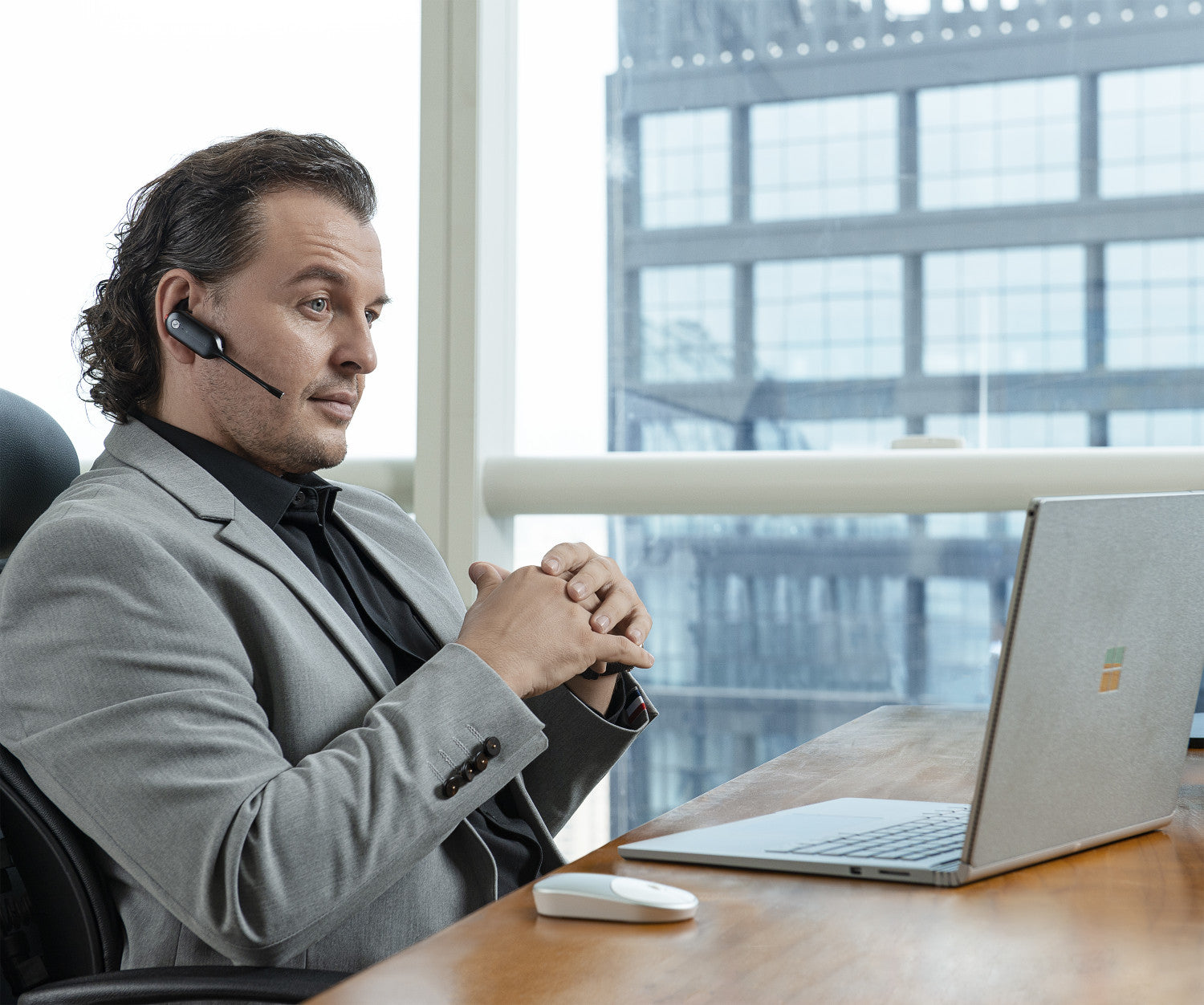Yealink WH67 Teams Auricolare Wireless Headset per Videoconferenze Nero