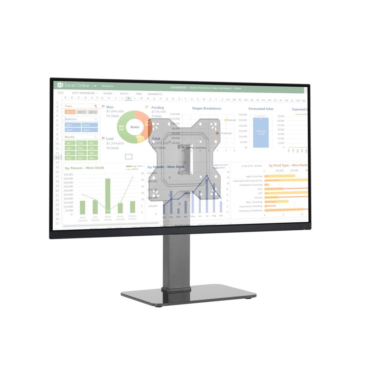 Techly ICA-LCD 323S supporto da tavolo per Tv a schermo piatto 109,2 cm