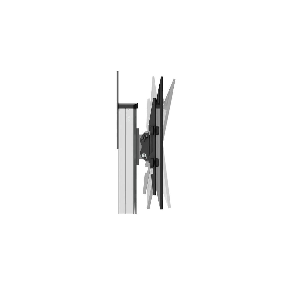 StarTech.com STNDMTV70 Supporto per display espositivi 190,5 cm (75") Nero, Acciaio inossidabile