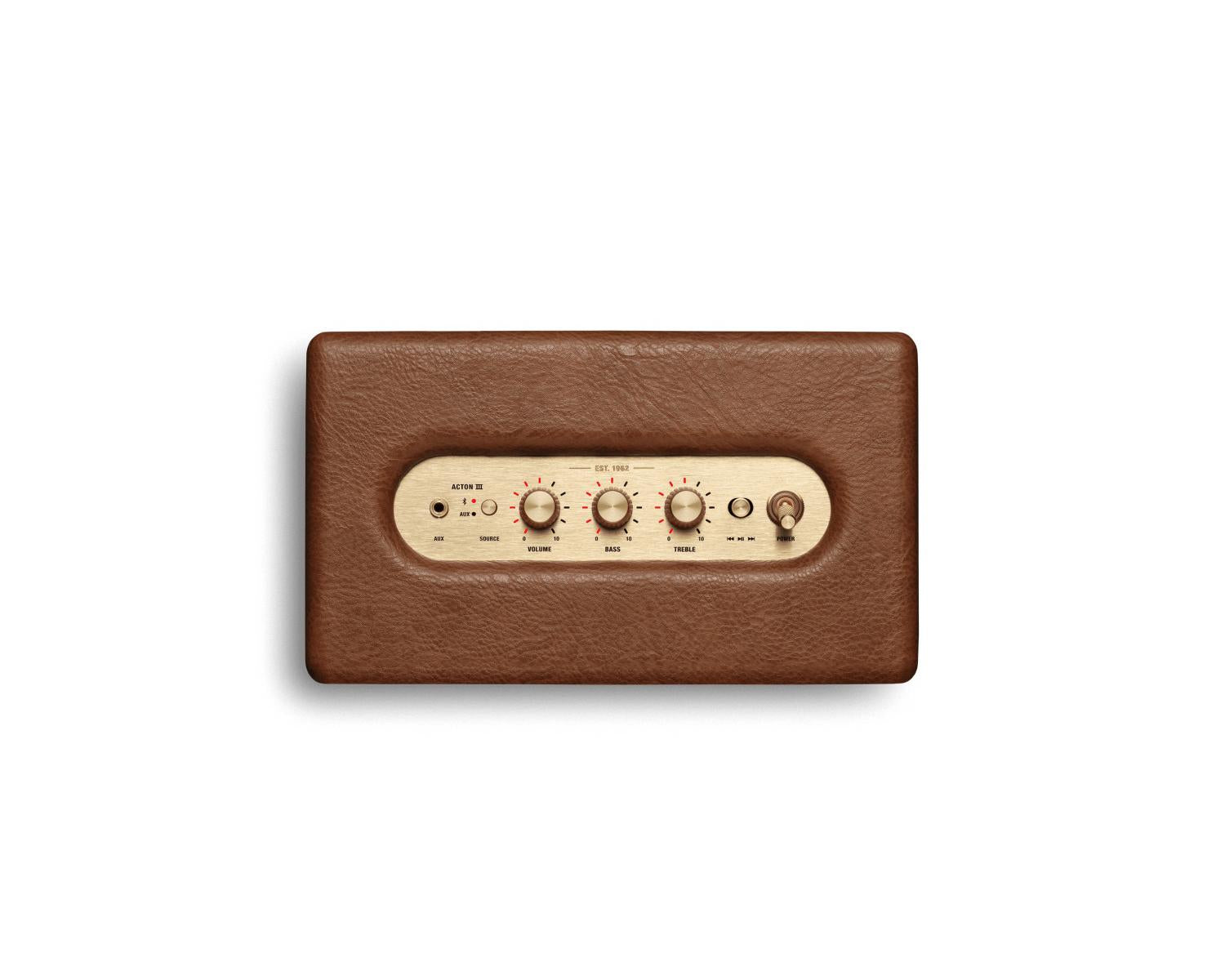 Marshall Acton III Brown Diffusore Amplificato Bluetooth 5.2 Marrone