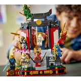 LEGO Ninjago 71866 Display Personaggi Ninja 15 Anniversario Set da Costruzione con 8 Minifigure 447 Pezzi