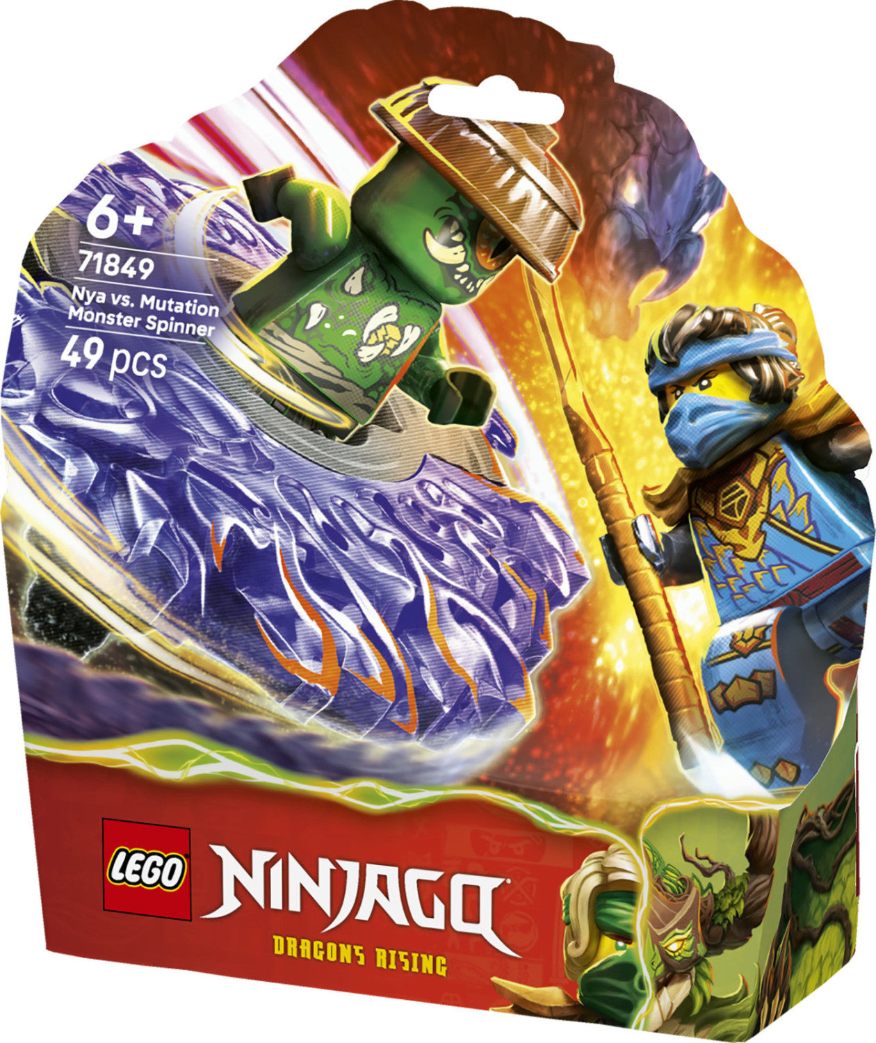 LEGO Ninjago Nya Contro Spinner Mostro Della Mutazione 71849