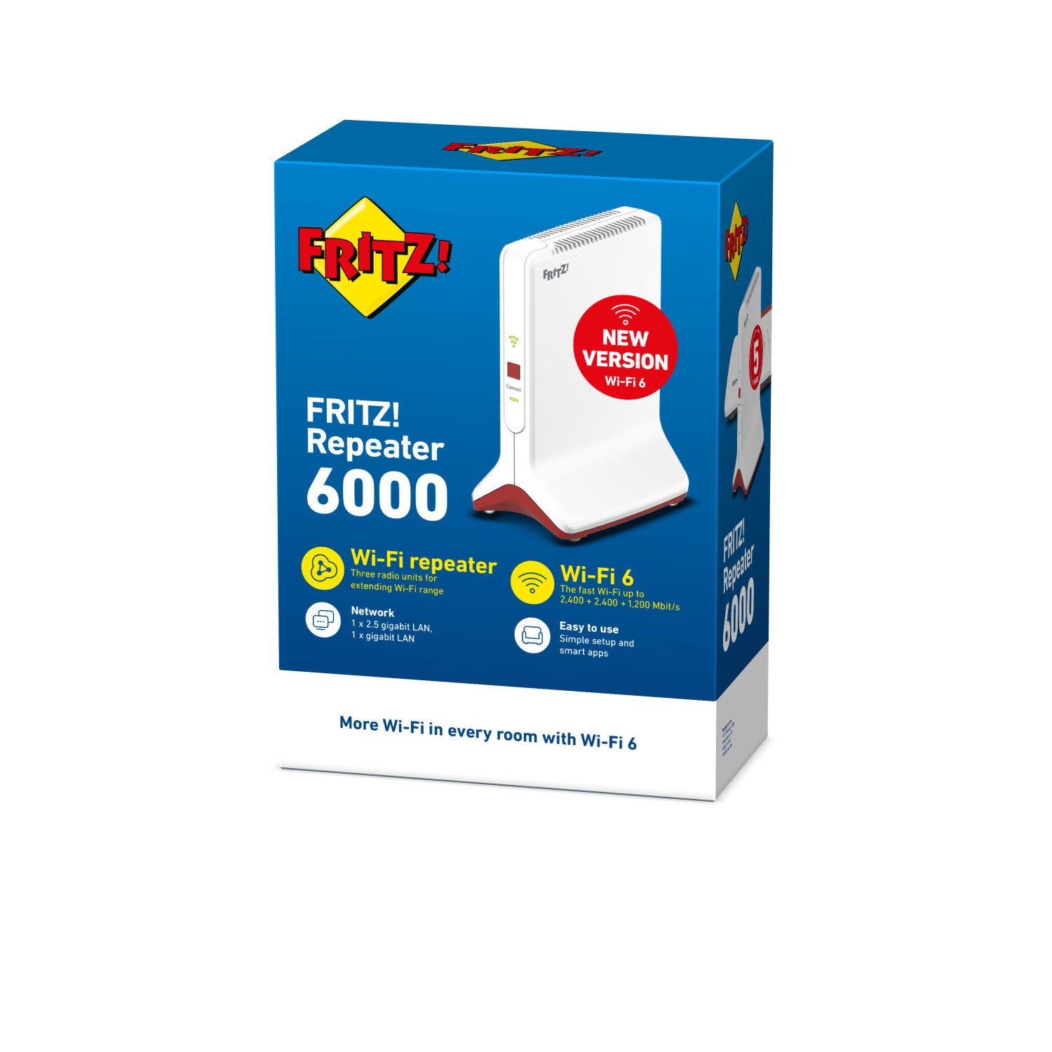 FRITZ Repeater 6000 6000 Mbit/s Bianco