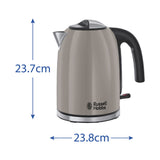 Russell Hobbs 28511-70 bollitore elettrico 1,7 L 2400 W Nero, Crema