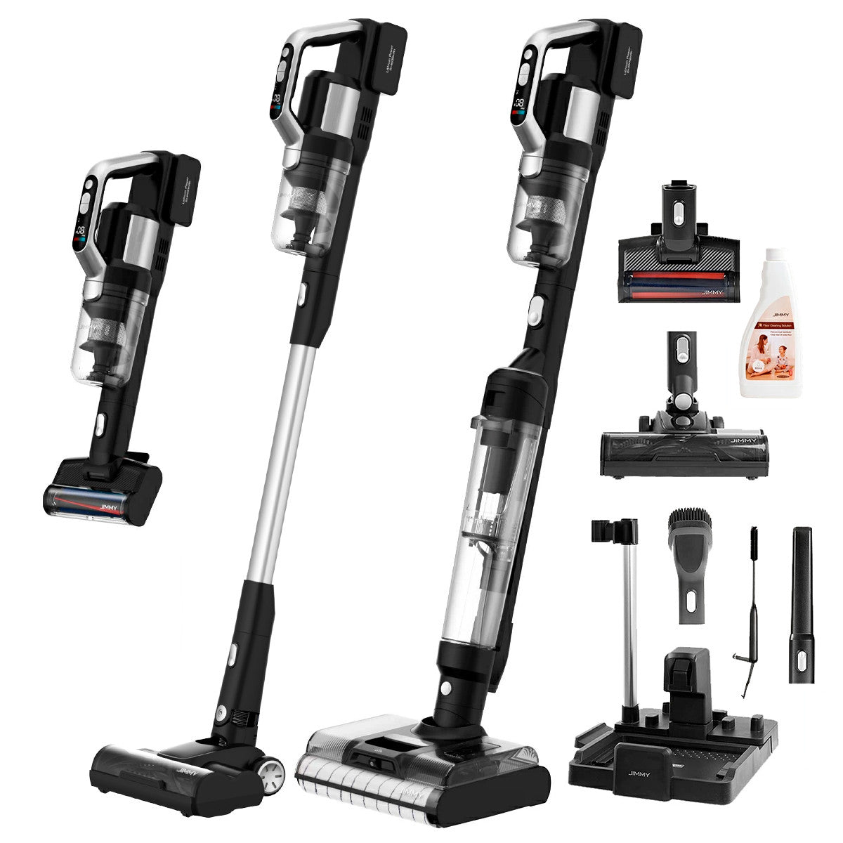 JIMMY PW11 Pro Max Aspirapolvere Lavapavimenti Senza Filo, Potenza di 460 W, Autopulizia e Asciugatura ad aria calda