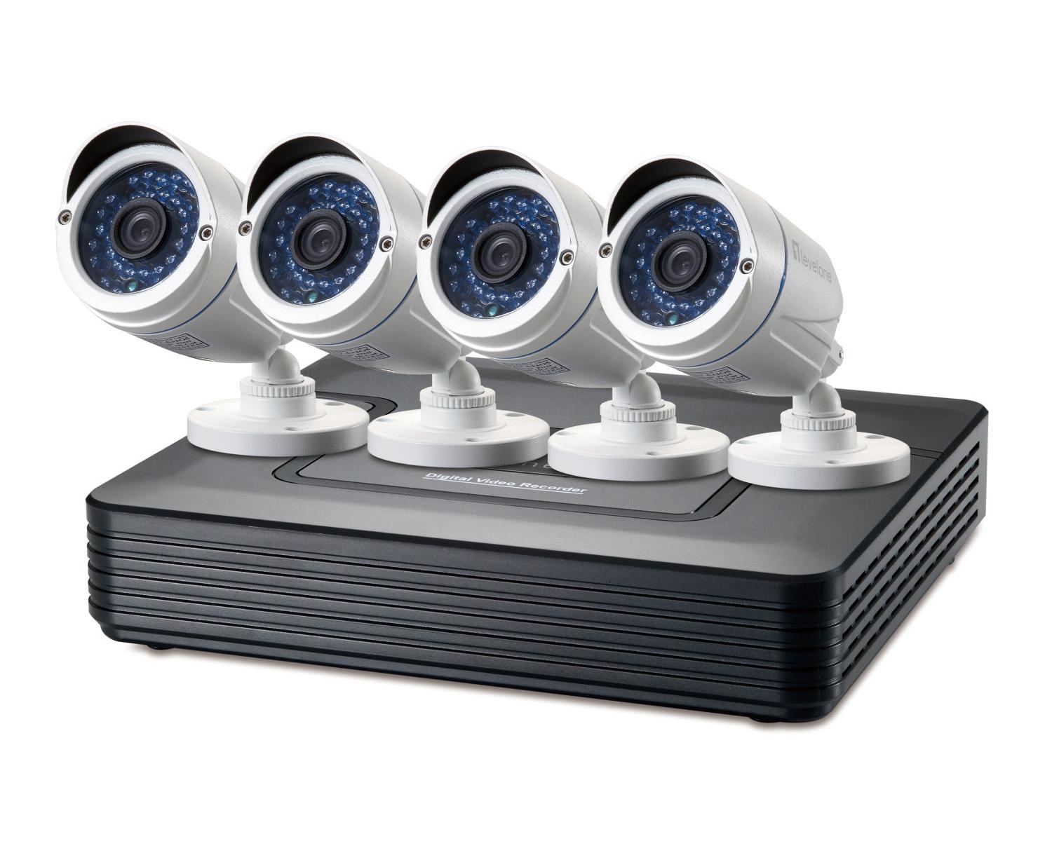 LevelOne DSK-8001 kit di videosorveglianza Cablato 8 canali