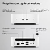 HP E4EU4EA PC/stazione di lavoro Intel Core 5 16 GB LPDDR5x-SDRAM 512 GB SSD Windows 11 Home Mini PC AI PC Bianco