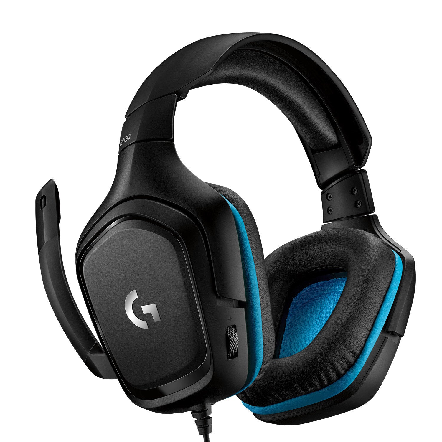 Logitech G G432 Cuffie a Padiglione Cablato da Gaming Nero Blu