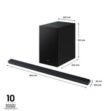 Samsung Soundbar HW S700D ZF Serie S 7Speaker Wireless Dolby Atmos Audio a 3.1 Canali Q Simphony Compatibile con Alexa e Google Assistant Black 2024