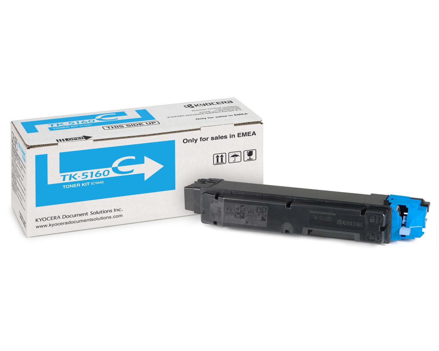 KYOCERA TK-5160C cartuccia toner 1 pz Originale Ciano