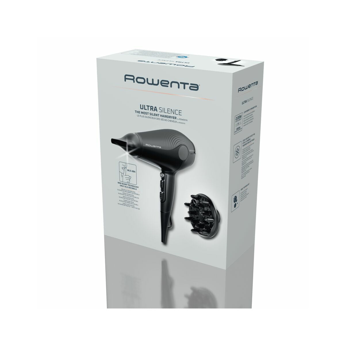 Rowenta Ultra Silence CV6430 asciuga capelli 1800 W Nero