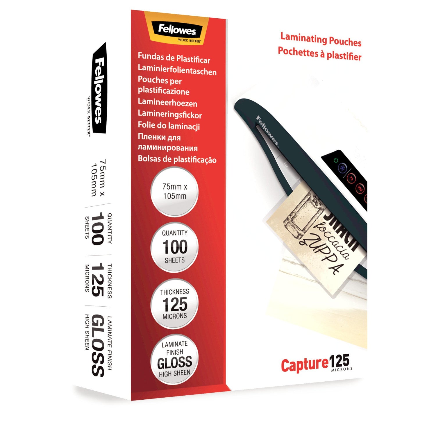 Fellowes 5306901 pellicola per plastificatrice 100 pz