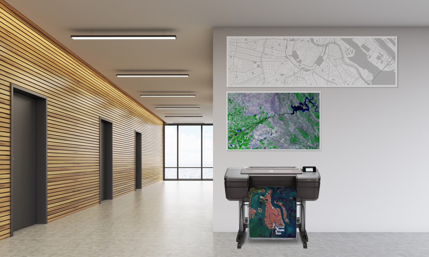 HP DesignJet Z6dr 44-in PostScript stampante grandi formati 2400 x 1200 DPI