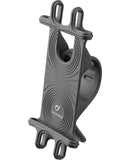 Cellularline Rider Universal Supporto Porta Smartphone in Silicone per Manubrio Tondo Bicicletta Nero