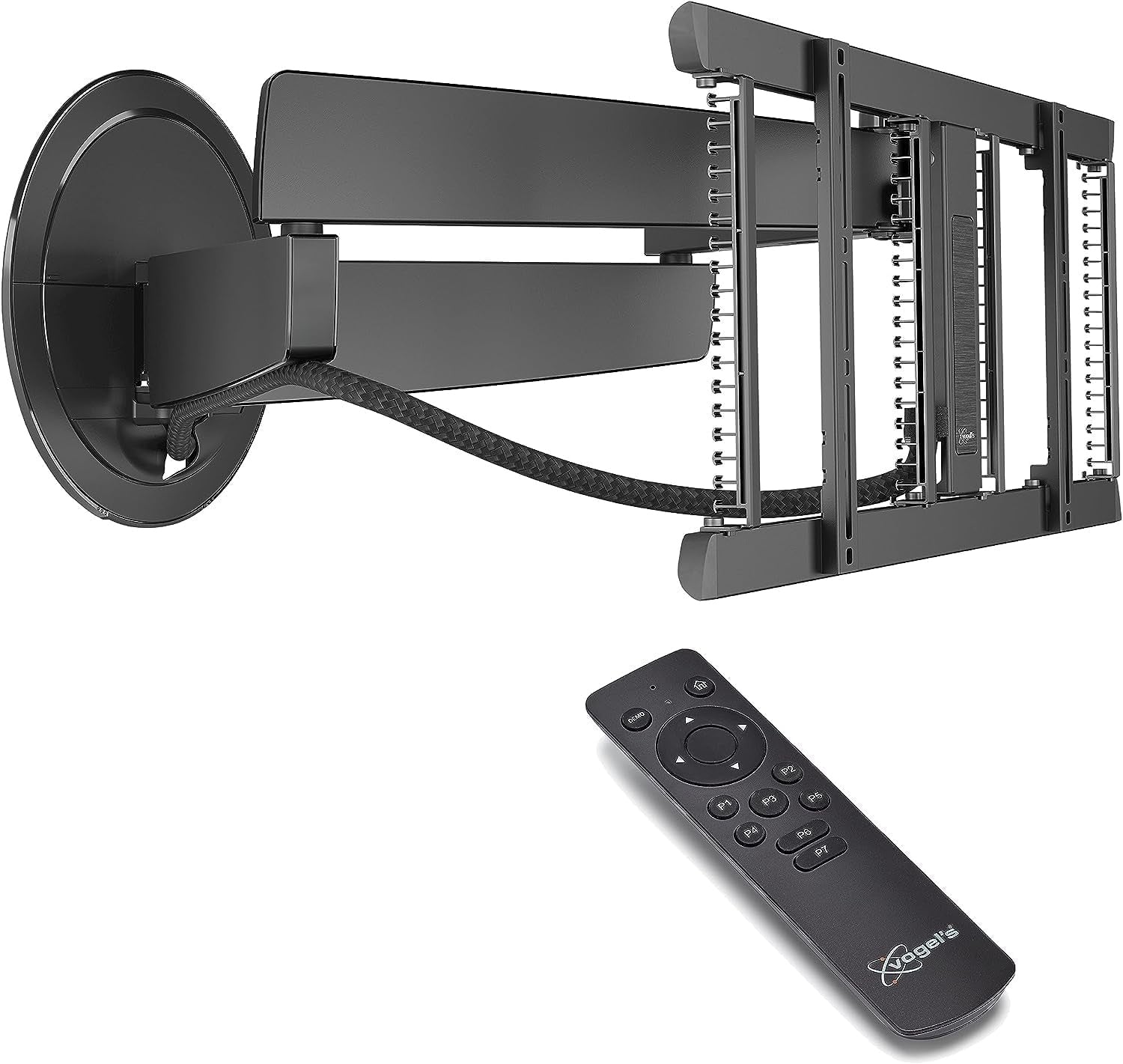 Vogels B0BDGDJWWS Staffa da Parete per Tv 40 70 Max 35 Kg Motorizzata Nero
