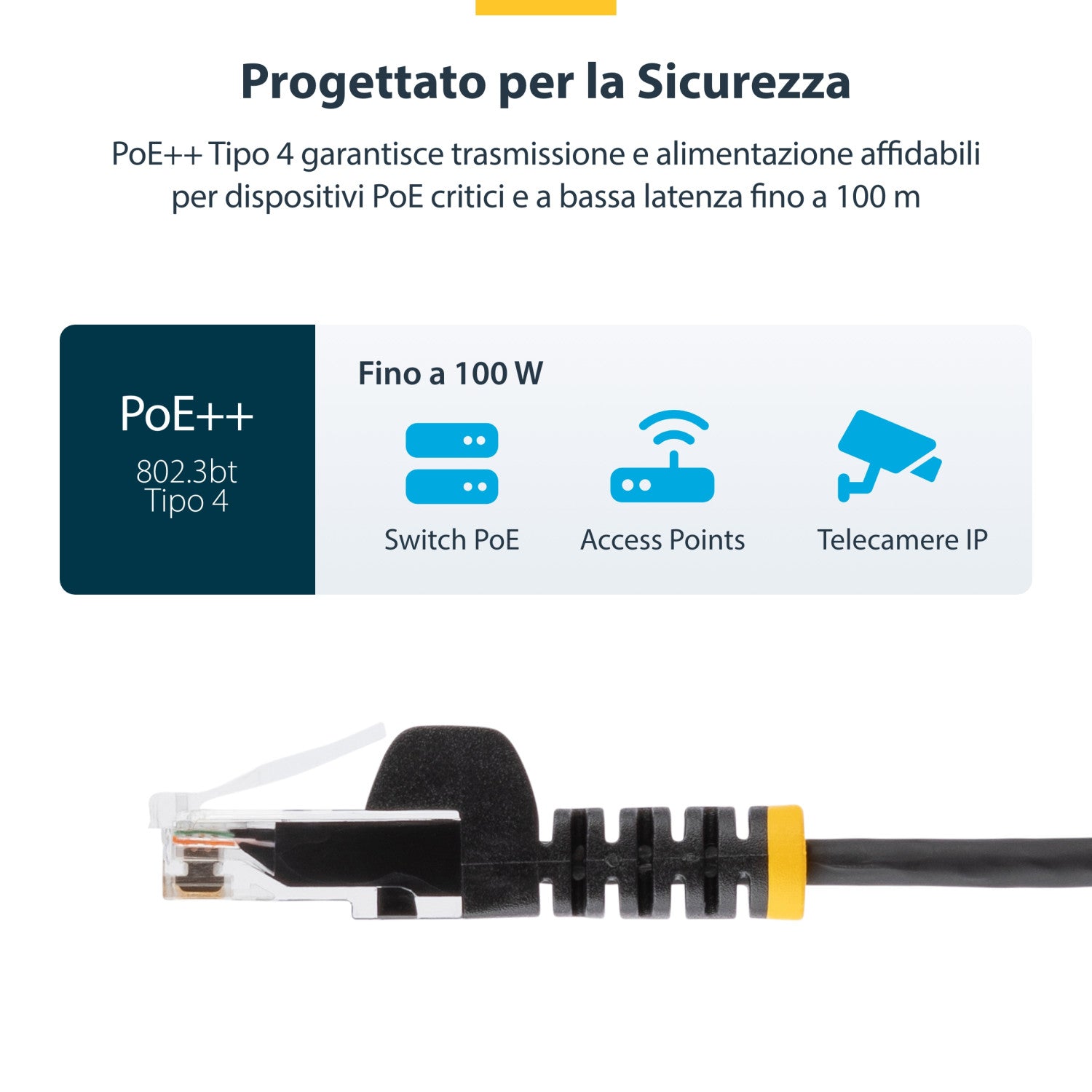 StarTech.com Cavo Ethernet CAT6 Blu da 10m; Patch UTP con Plug RJ45 Antigroviglio e Rilievi di Trazione, Cavo Lan Slim in Rame Puro 28AWG, Sottoposto a test Fluke