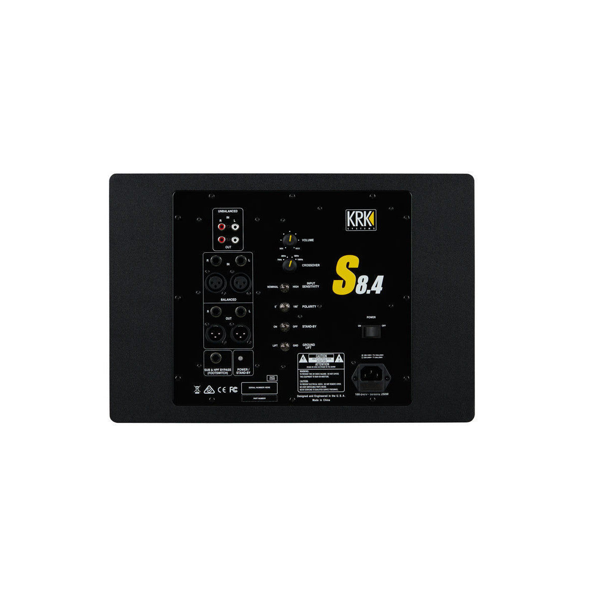 KRK S8.4 Nero Subwoofer attivo