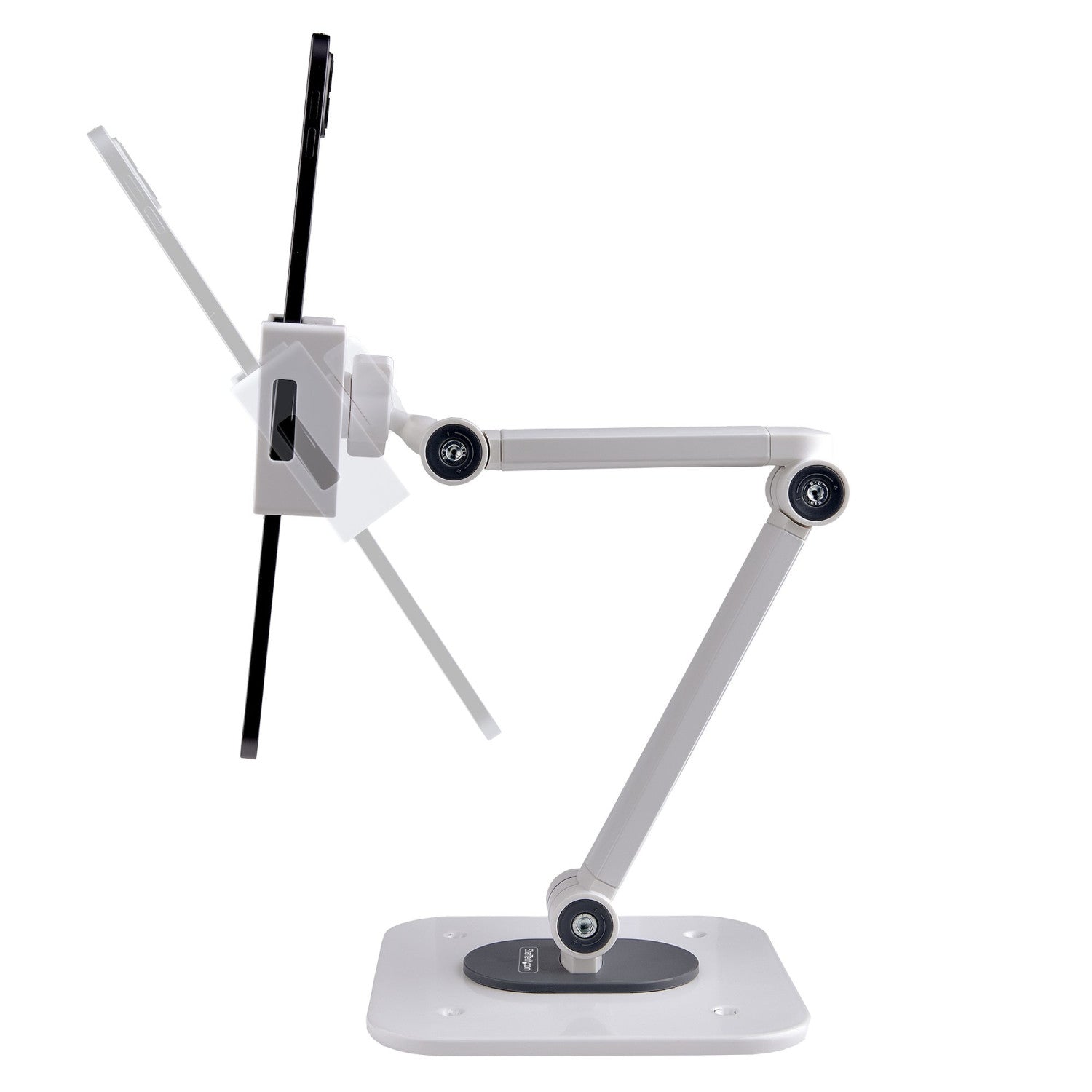 StarTech.com ADJ TABLET STAND Supporto Multimediale per Tablet con Braccio Bianco