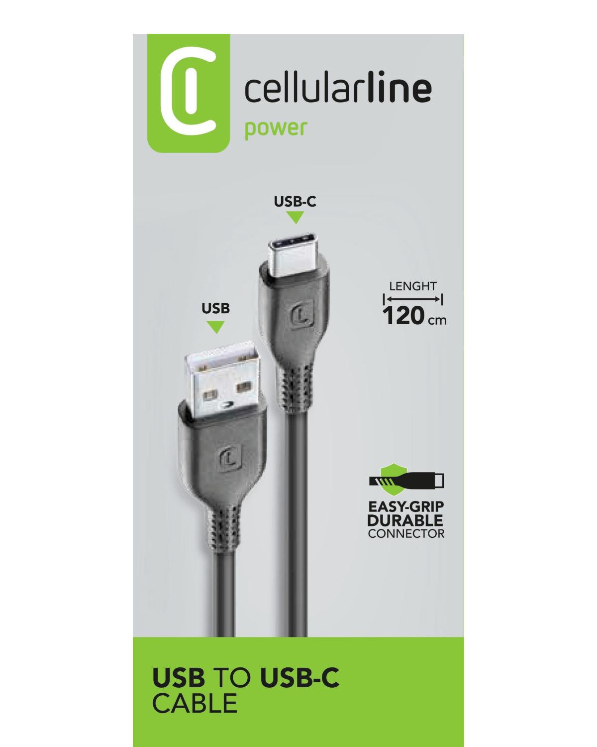 Cellularline Power Cable 120cm - USB-C