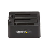StarTech.com SDOCK2U313 docking station per unità di archiviazione USB 3.2 Gen 2 (3.1 Gen 2) Type micro-B Nero