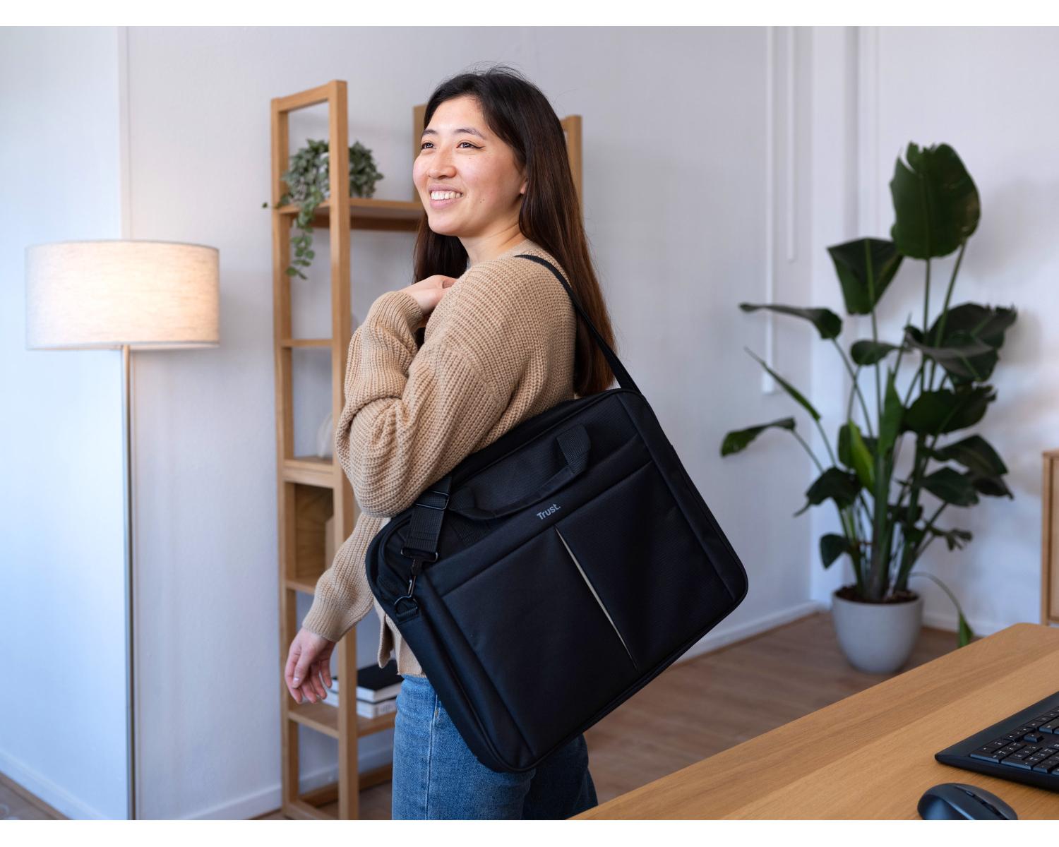 Trust TRU21551 Borsa per Notebook da 16 pollici Nero