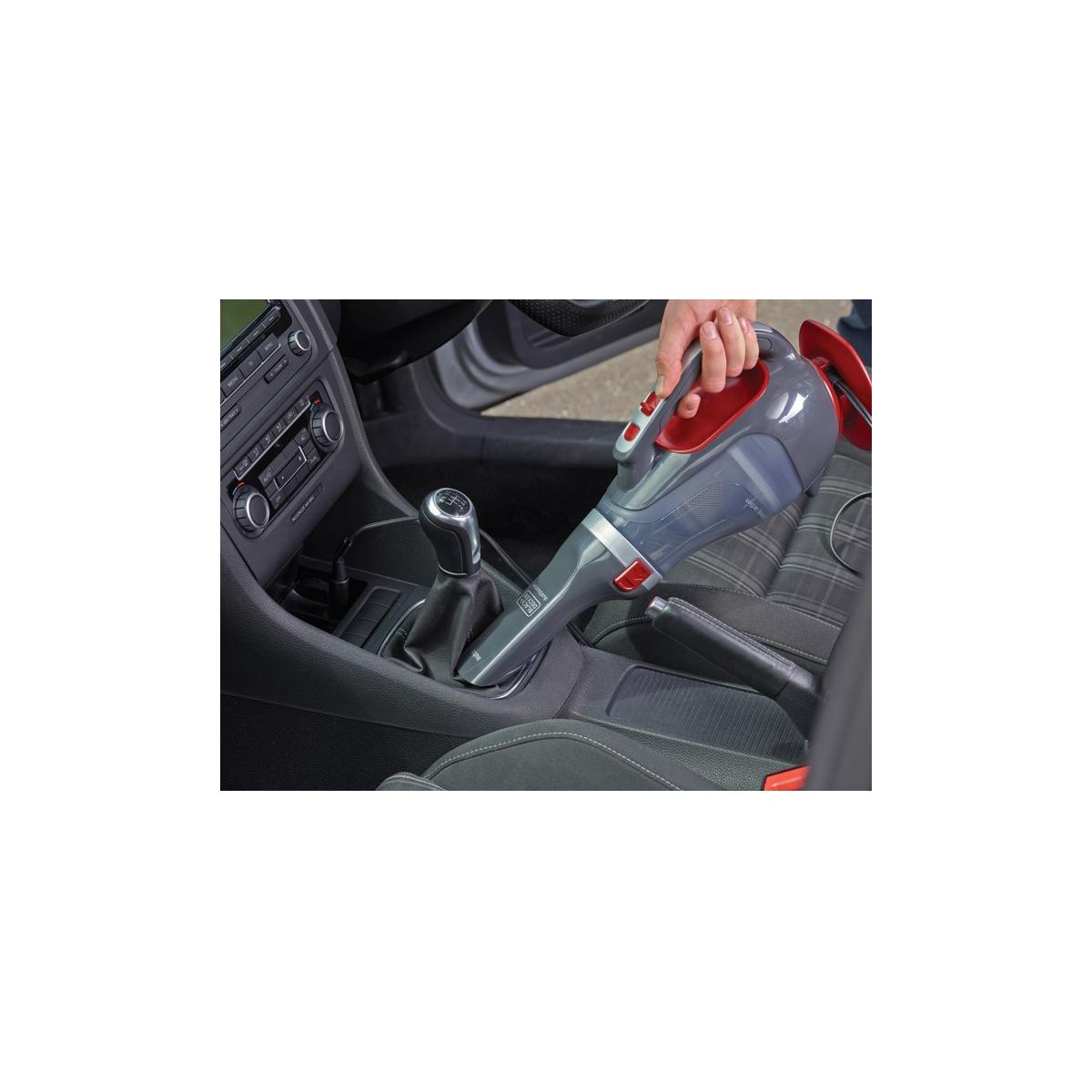 Black E Decker ADV1200 Aspiratore Portatile Senza Sacchetto Grigio Rosso
