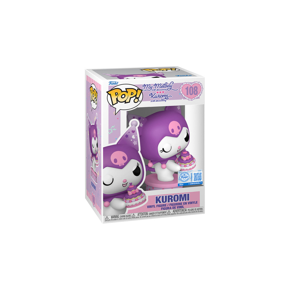 FUNKO POP Kuromi with Cake (20th Anniversary)