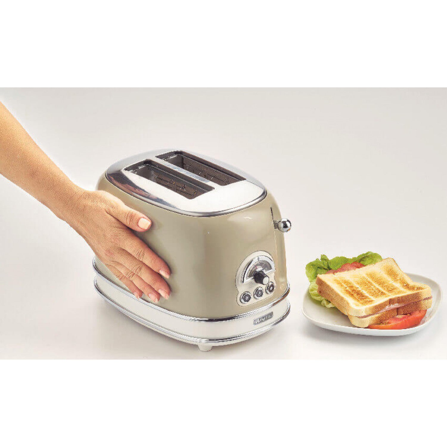 Ariete 155 Tostapane 2 Fette Vintage Potenza 810 W Beige