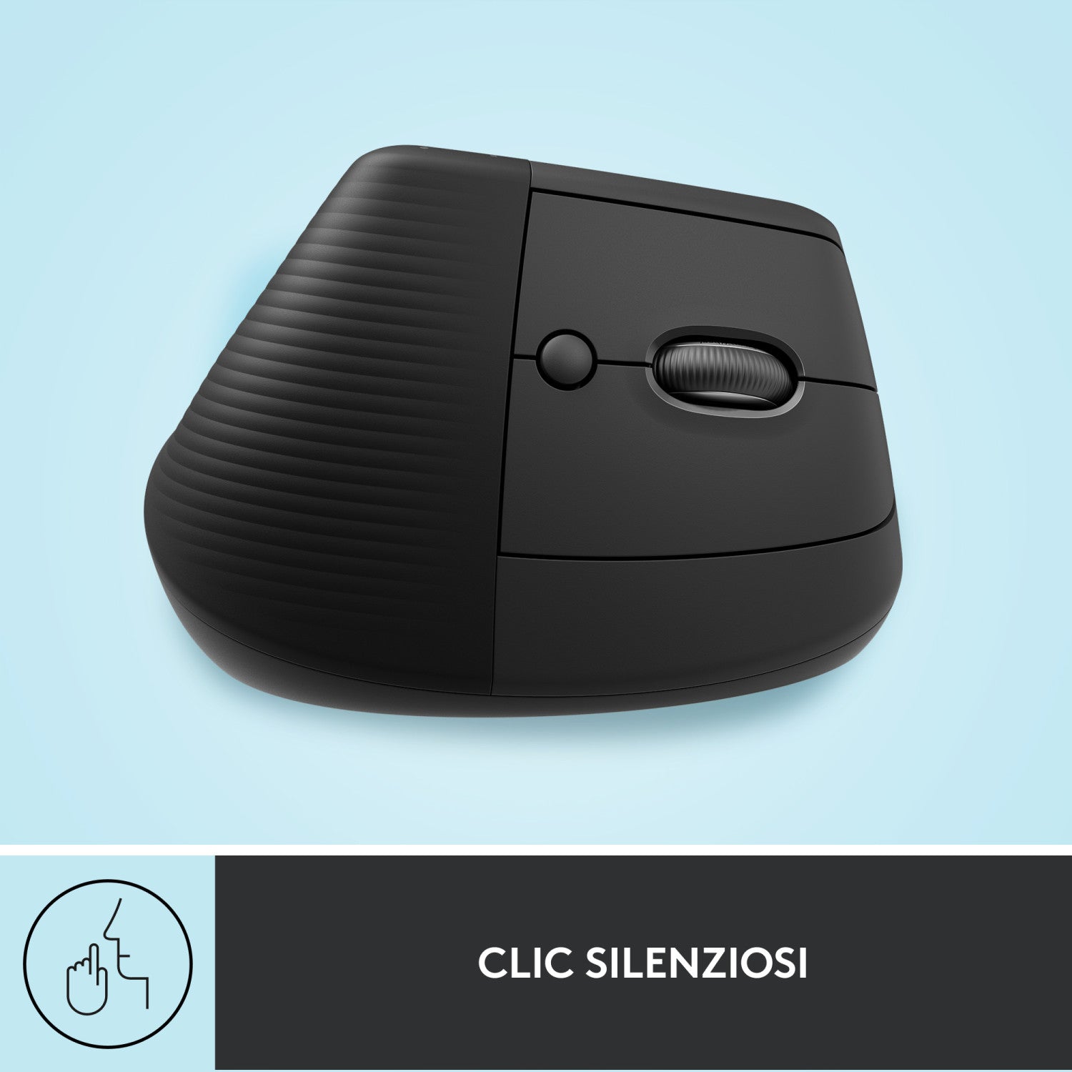 Logitech Lift mouse Mano destra RF senza fili Bluetooth Ottico 4000 DPI