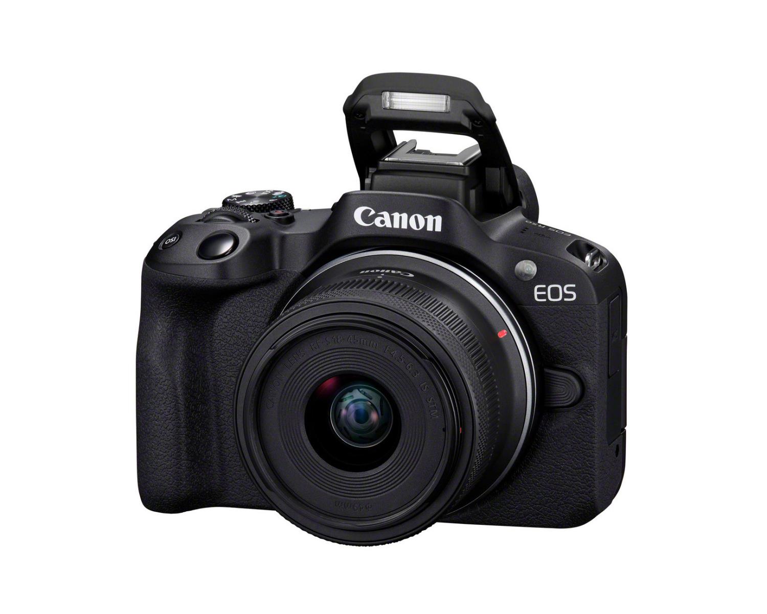 Canon EOS R50Black RF-S 18-45mm F4.5-6.3 IS STM Kit MILC 24,2 MP CMOS 6000 x 4000 Pixel Nero