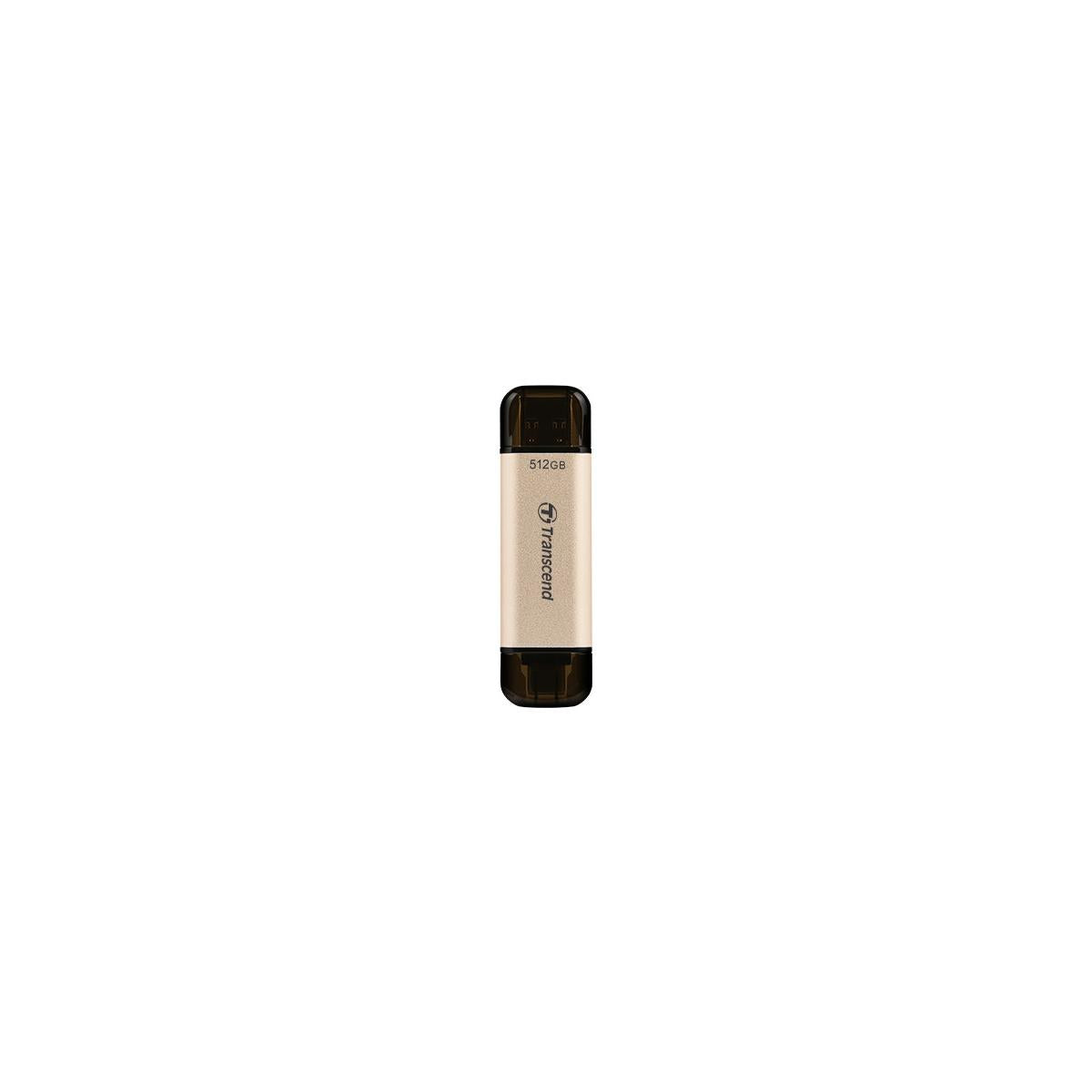 Transcend JetFlash 930C unità flash USB 512 GB USB Type-A / USB Type-C 3.2 Gen 1 (3.1 Gen 1) Oro