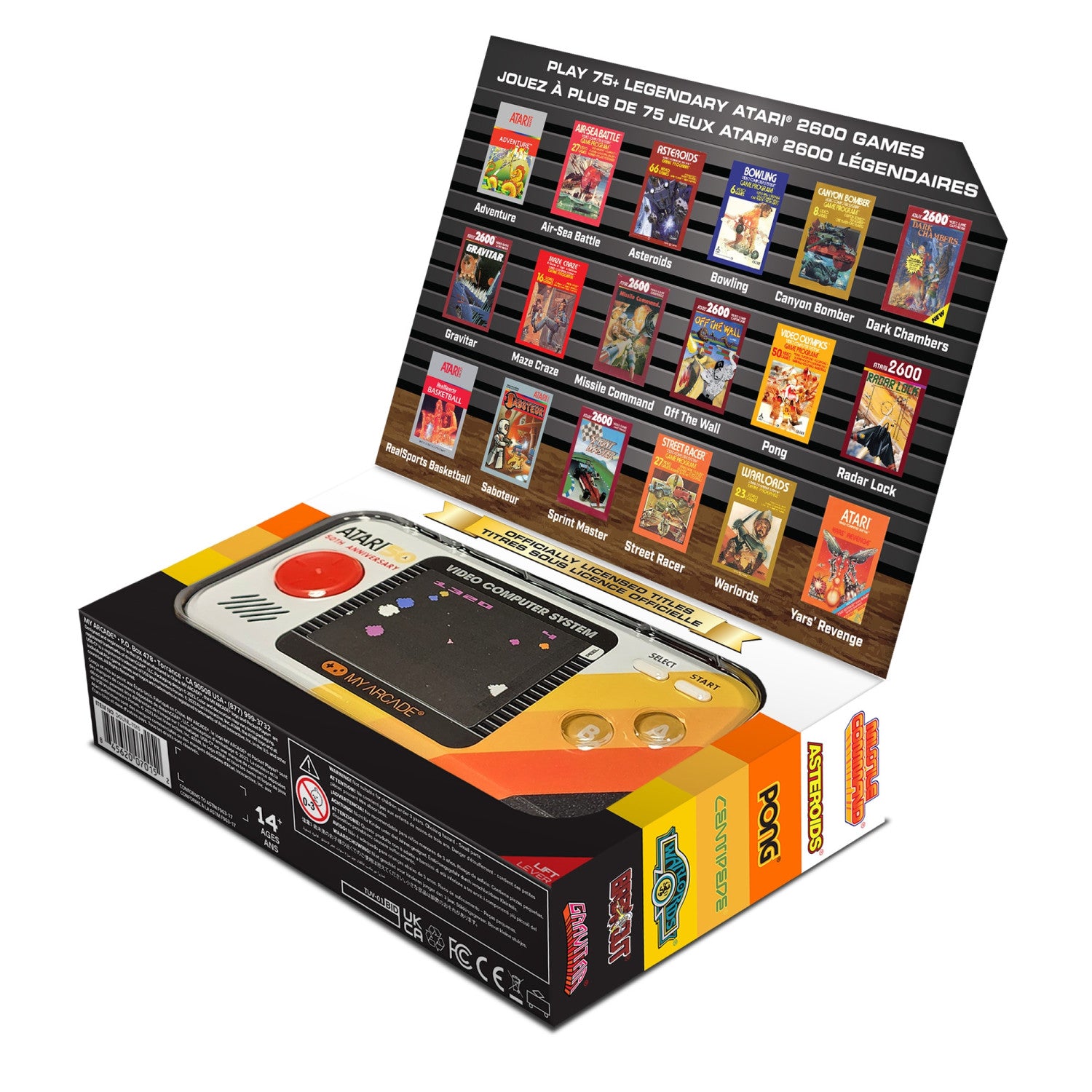 My Arcade Atari Pocket Player Pro console da gioco portatile 6,98 cm (2.75 pollici) Multicolore