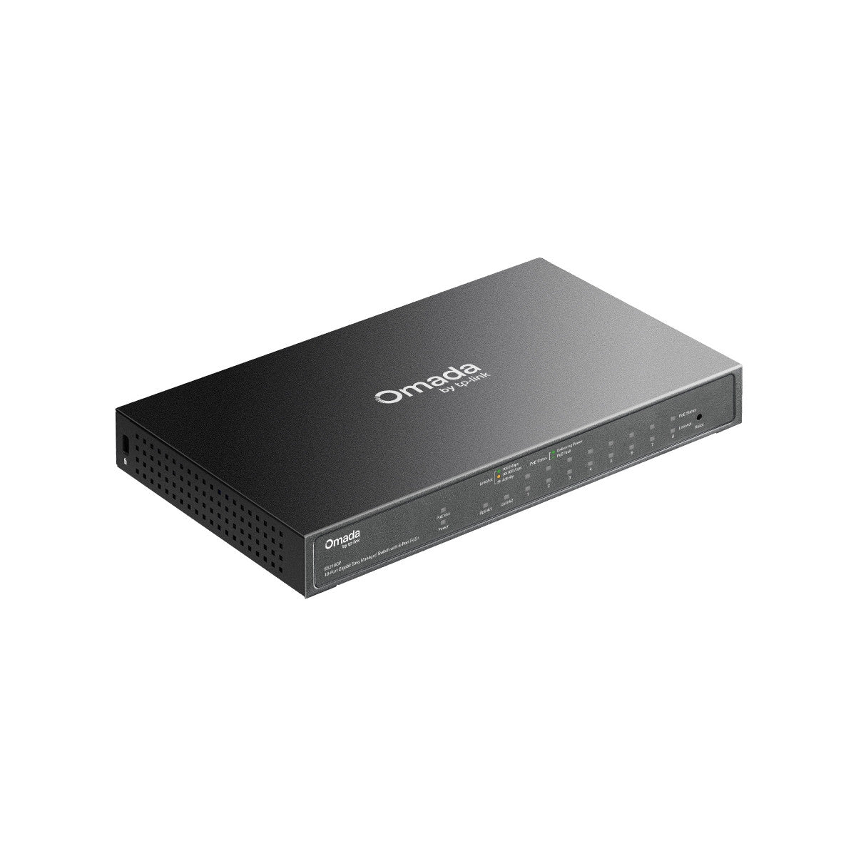 TP-Link Omada ES210GP switch di rete Gestito L2 Gigabit Ethernet (10/100/1000) Supporto Power over Ethernet (PoE) DIN rail Nero