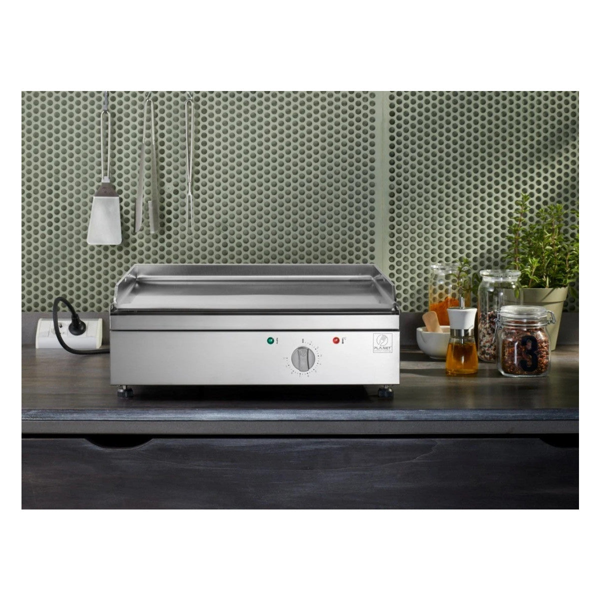 PLA.NET CHEF 55 ELEC piastra Libera installazione 2080 W Acciaio inox