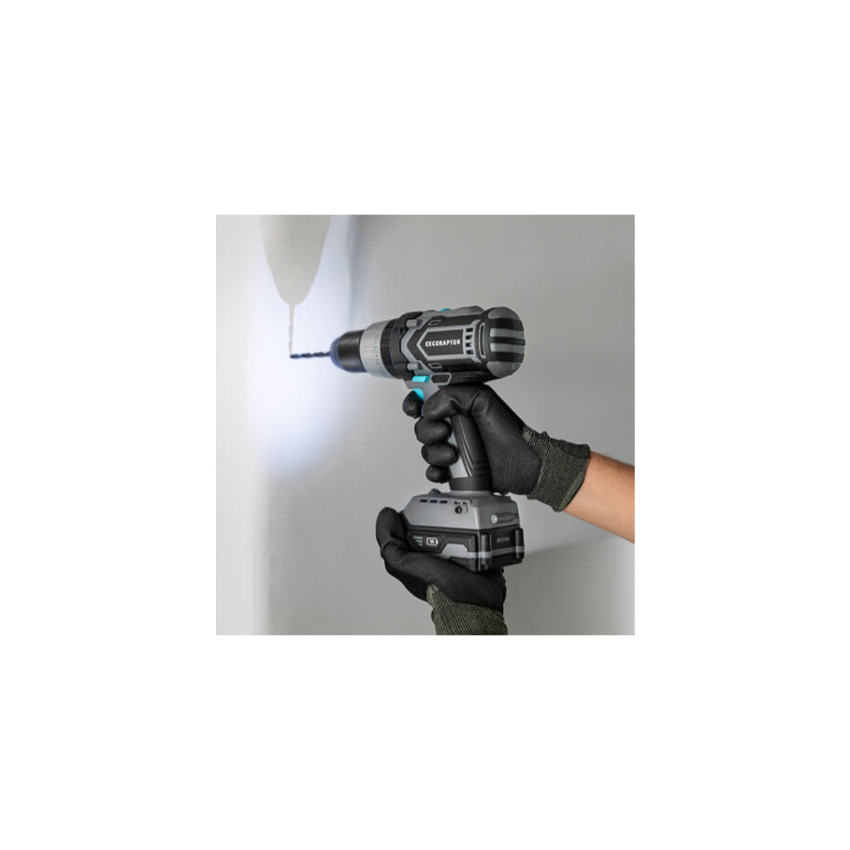 Cecotec 70008 trapano 1550 Giri/min Nero, Blu, Grigio
