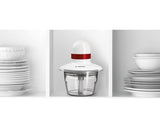 Bosch MMRP1000 Tritaverdure Elettrico 0,8 L 400 W Rosso Trasparente Bianco