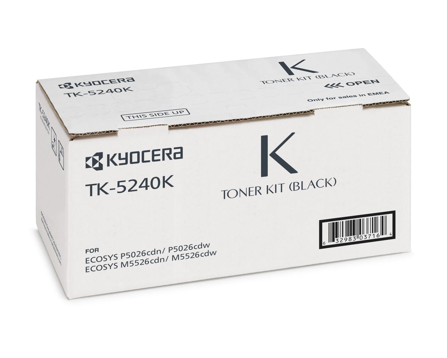 KYOCERA TK-5240K cartuccia toner 1 pz Originale Nero