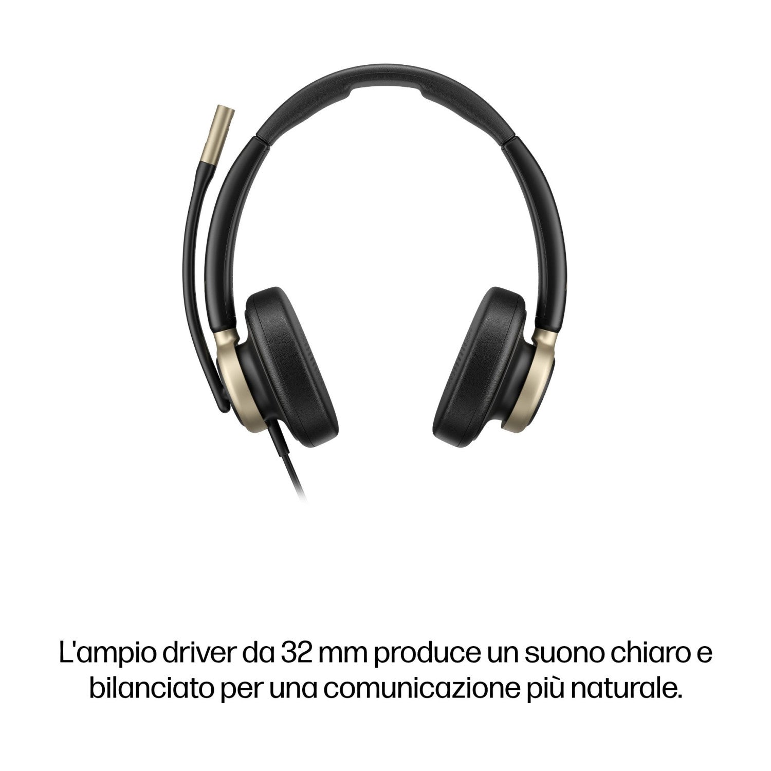 HP Poly Cuffie cablate stereo Mission 825 USB