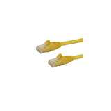 StarTech.com Cavo di Rete Giallo Cat6 UTP Ethernet Gigabit RJ45 Antigroviglio - 5m