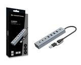 Conceptronic HUBBIES20G hub di interfaccia USB 3.2 Gen 1 (3.1 Gen 1) Type-C 5000 Mbit/s Grigio