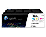 HP CF253XM Confezione 3 Cartucce Toner Ciano Magenta Giallo Originale ad Alta Capacita' LaserJet 201X