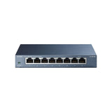 TP-Link TL-SG108 Non gestito Gigabit Ethernet (10/100/1000) Nero